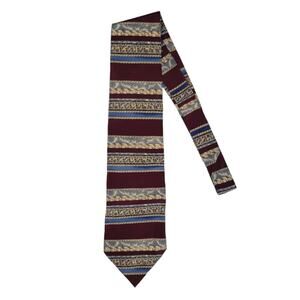 The Metropolitan Museum Of Art Tie Chain Link Pattern All Silk Necktie